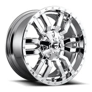 Fuel D631 SLEDGE 20X9.0 8x165.1 ET1 CB125.1mm Chrome Plated