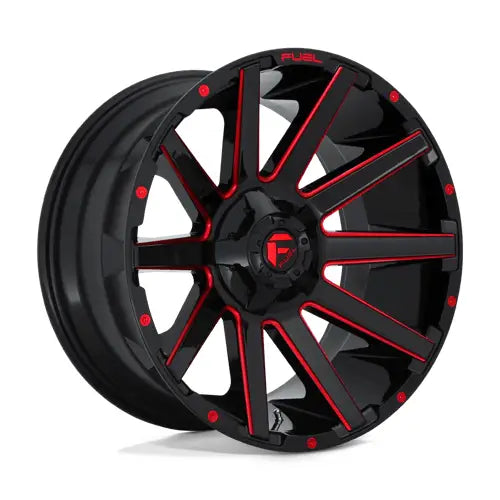 Fuel D643 CONTRA 20X9.0 8x165.1 ET20 CB125.1mm Gloss Black