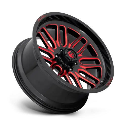 Fuel D663 IGNITE 20X9.0 5x127 ET1 CB71.5mm Gloss Black Red