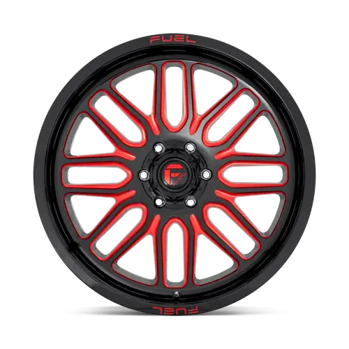 Fuel D663 IGNITE 20X9.0 5x127 ET1 CB71.5mm Gloss Black Red