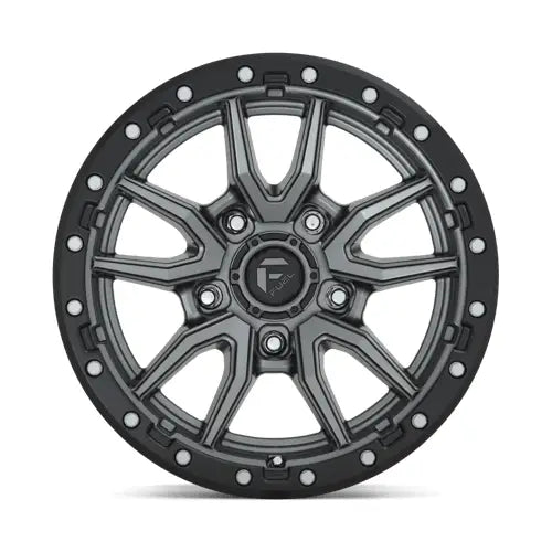 Fuel D680 REBEL 17X9.0 5x127 ET-12 CB71.5mm Matte Gun Metal