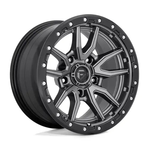 Fuel D680 REBEL 17X9.0 5x127 ET-12 CB71.5mm Matte Gun Metal
