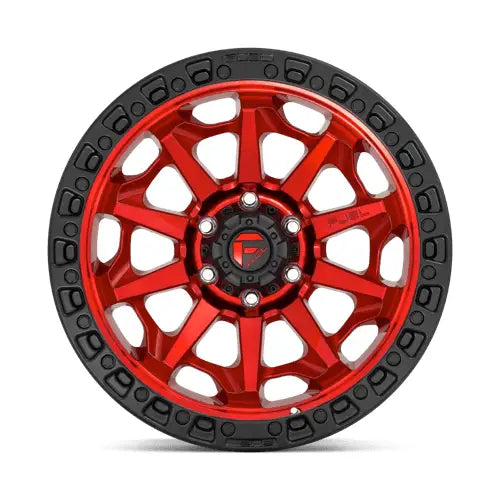 Fuel D695 COVERT 20X9.0 8x180 ET1 CB124.2mm Candy Red Black