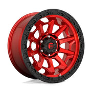 Fuel D695 COVERT 20X9.0 8x180 ET1 CB124.2mm Candy Red Black