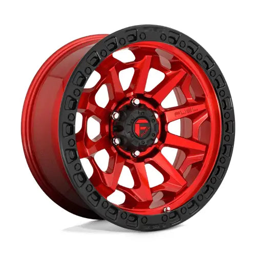 Fuel D695 COVERT 20X9.0 8x180 ET1 CB124.2mm Candy Red Black