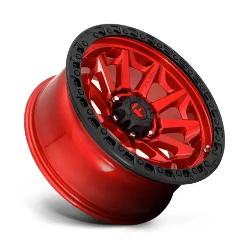 Fuel D695 COVERT 20X9.0 8x180 ET1 CB124.2mm Candy Red Black