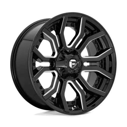 Fuel D711 RAGE 24x12.0 8x180mm ET-44 CB124.2mm Gloss Black