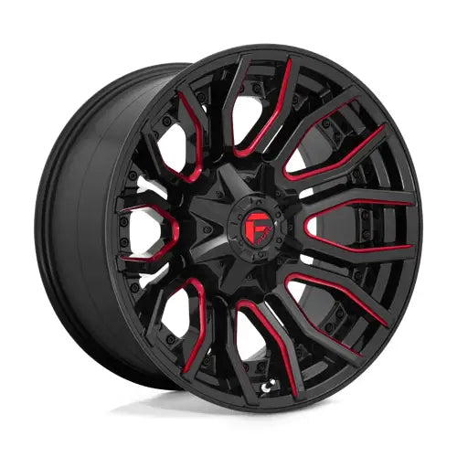 Fuel D712 RAGE 20X10.0 8x180 ET-18 CB124.2mm Gloss Black