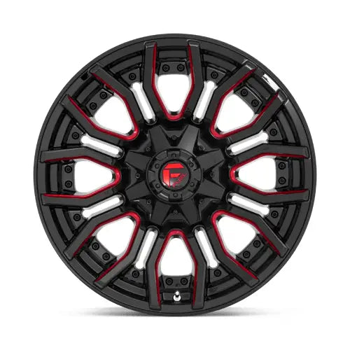 Fuel D712 RAGE 20X10.0 8x180 ET-18 CB124.2mm Gloss Black