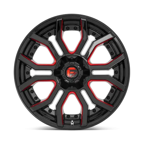 Fuel D712 RAGE 20X9.0 5x127/5x139.7 ET1 CB87.1mm Gloss