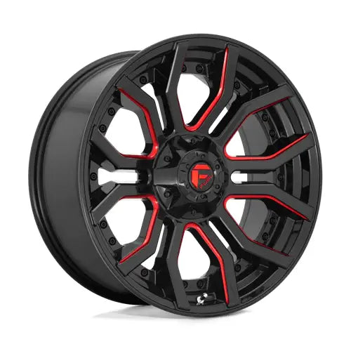 Fuel D712 RAGE 22x10.0 8x165.1mm ET0 CB125.1mm Gloss Black