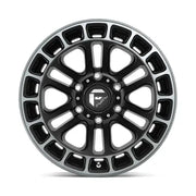Fuel D720 HEATER 20X9.0 6x139.7 ET1 CB106.1mm Matte Black