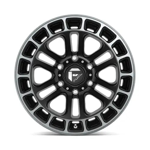 Fuel D720 HEATER 20X9.0 6x139.7 ET1 CB106.1mm Matte Black