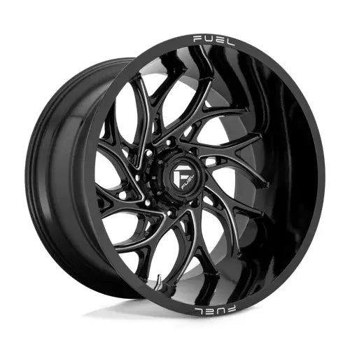 Fuel D741 RUNNER 22x8.25 8x210mm ET0 CB154.3mm Gloss Black