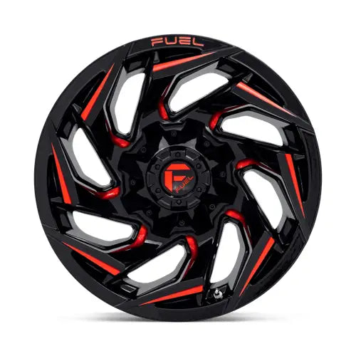 Fuel D755 REACTION 20X9.0 6x120 ET8 CB67.06mm Gloss Black