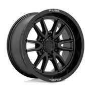Fuel D760 CLASH 18X9.0 6x120 ET1 CB67.06mm Gloss Black