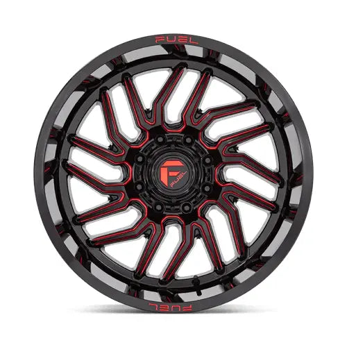 Fuel D808 HURRICANE 20X9.0 8x180 ET20 CB124.2mm Gloss Black
