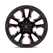 Fuel D823 FLAME 20X12.0 5x127 ET-44 CB71.5mm Gloss Black