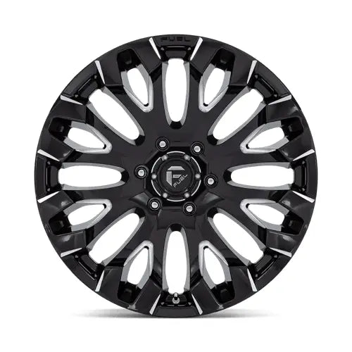 Fuel D828 QUAKE 20X9.0 6x135 ET1 CB87.1mm Gloss Black Milled