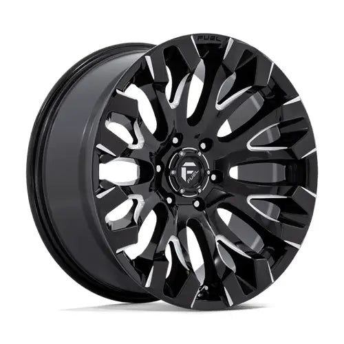 Fuel D828 QUAKE 20X9.0 6x135 ET1 CB87.1mm Gloss Black Milled