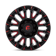 Fuel D829 QUAKE 20X9.0 8x180 ET1 CB124.2mm Gloss Black