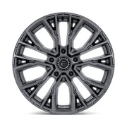 Fuel D848 REBAR 20X10.0 5x127 ET-18 CB71.5mm Matte Gunmetal