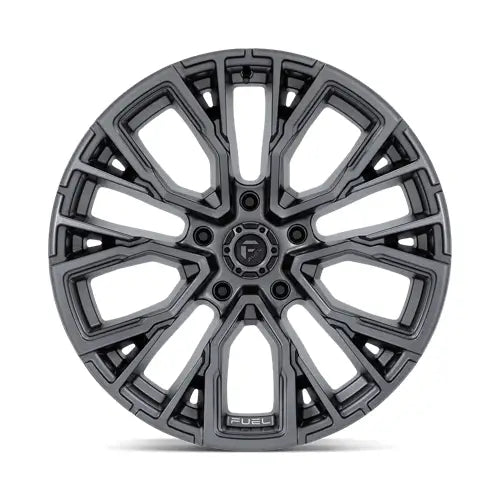 Fuel D848 REBAR 20X10.0 5x127 ET-18 CB71.5mm Matte Gunmetal