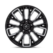 Fuel D849 REBAR 20X10.0 5x139.7 ET-18 CB78.1mm Gloss Black