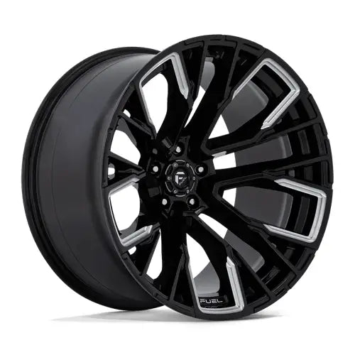 Fuel D849 REBAR 22X12.0 5x127 ET-44 CB71.5mm Gloss Black
