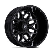 Fuel D875 FLUX DUALLY 20x8.25 8x210mm ET0 CB154.3mm Gloss