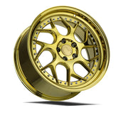 Aodhan Wheels DS01 18x9.5 5x100 CB73.1 ET35 Gold Vacuum w/
