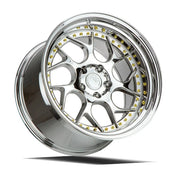 Aodhan Wheels DS01 18x9.5 5x114.3 CB73.1 ET15 Vacuum Chrome