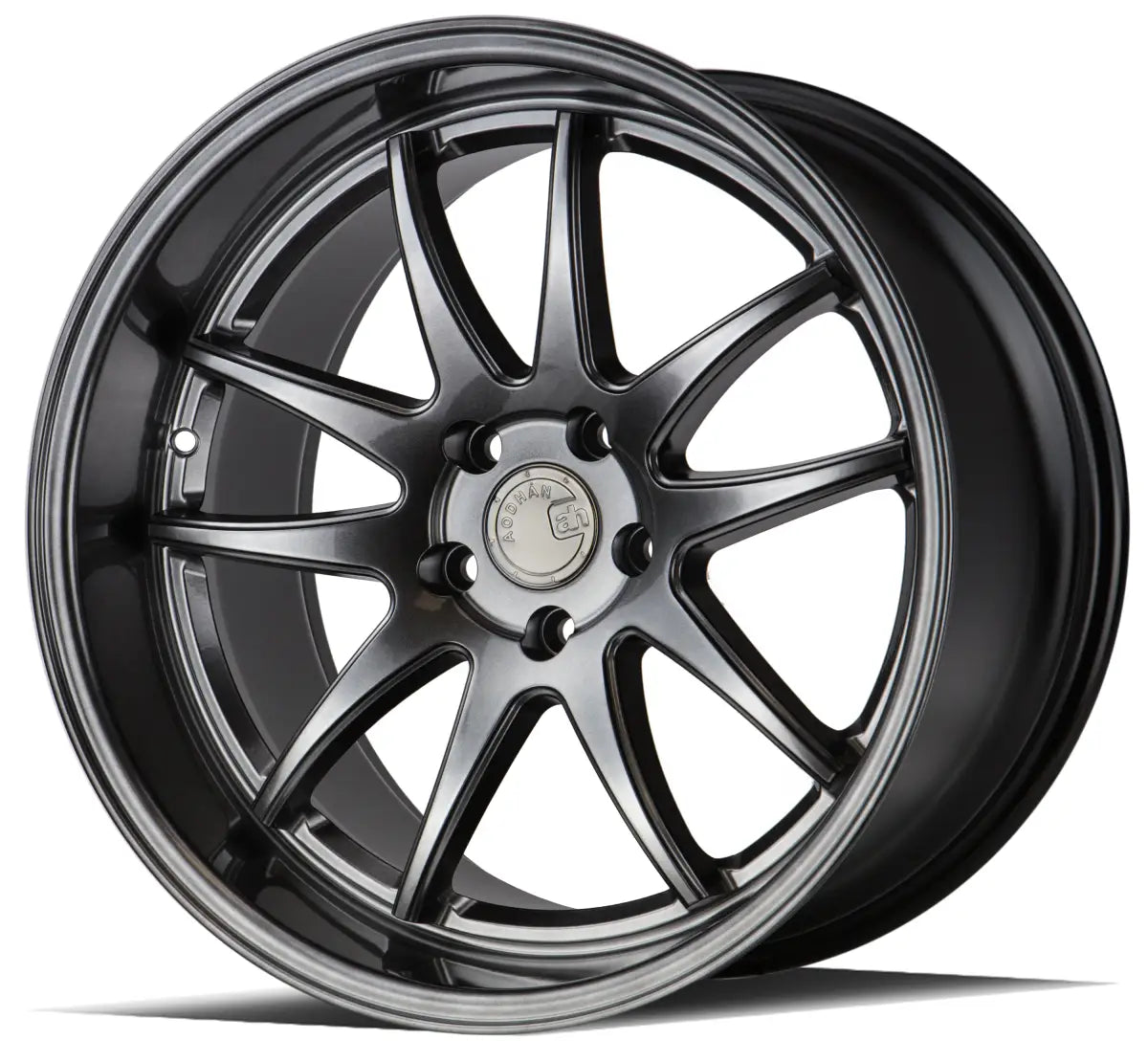 Aodhan Wheels DS02 18x10.5 5x114.3 CB73.1 ET15 Hyper Black