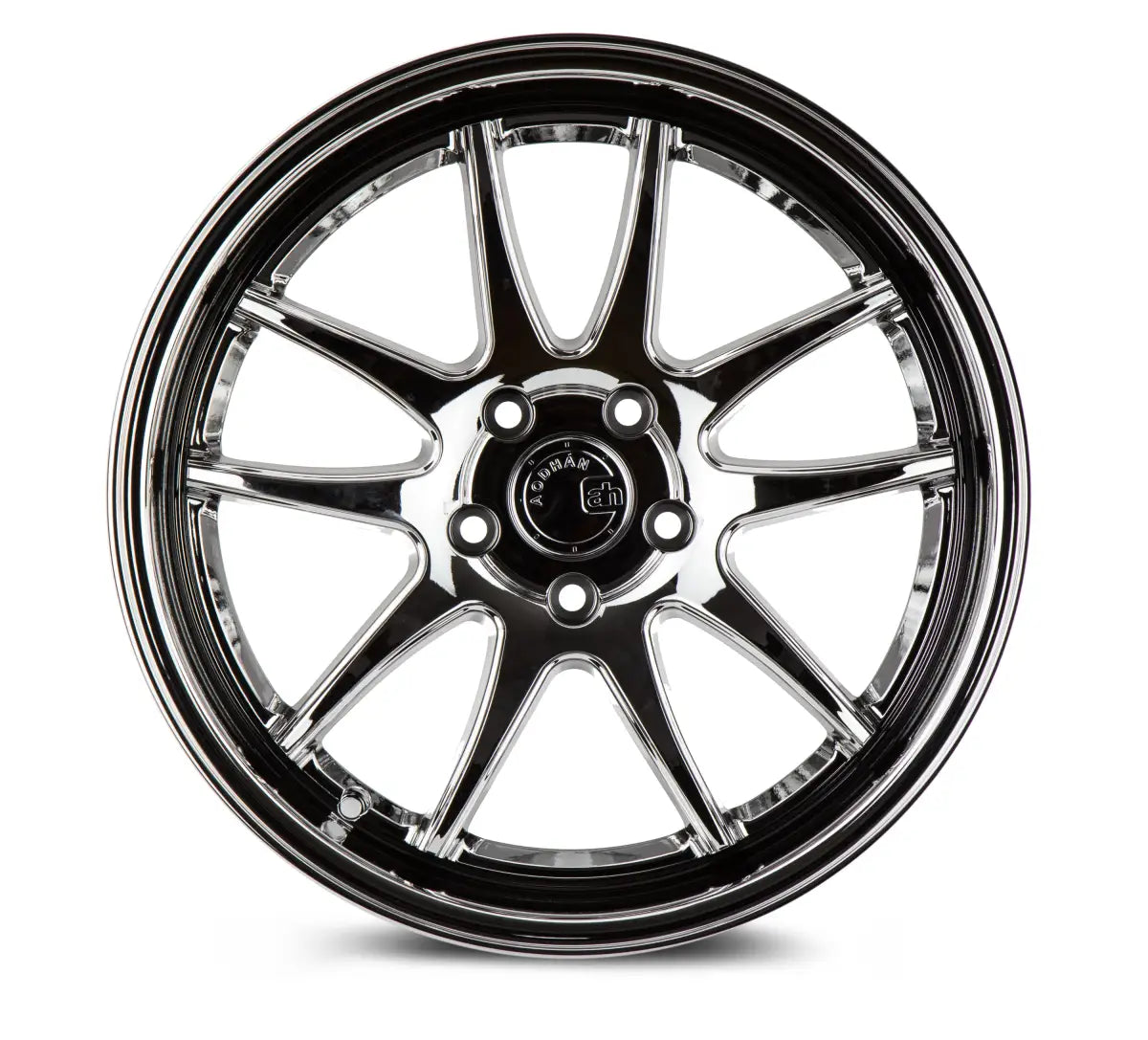 Aodhan Wheels DS02 18x9.5 5x114.3 CB73.1 ET30 Vacuum Chrome