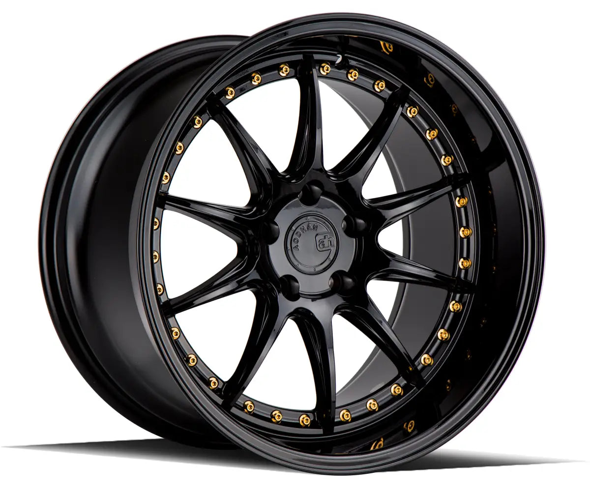 Aodhan Wheels DS07 18x10.5 5x114.3 CB73.1 ET15 Gloss Black