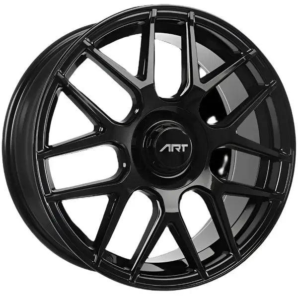 ART 226 19x8 5x112 + 33 66.5 Gloss Black / Michelin X Ice