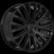 Replica 368 20x9 ET35 66.6 Gloss Black / Michelin X Ice