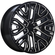 REPLICA 176 22x9 6x139.7 ET28 CB77.8 Gloss Black Milled