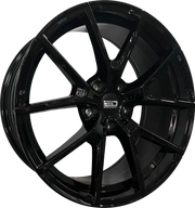 Euro Design BM9 18x8 ET25 CB66.6 5/112 Gloss Black