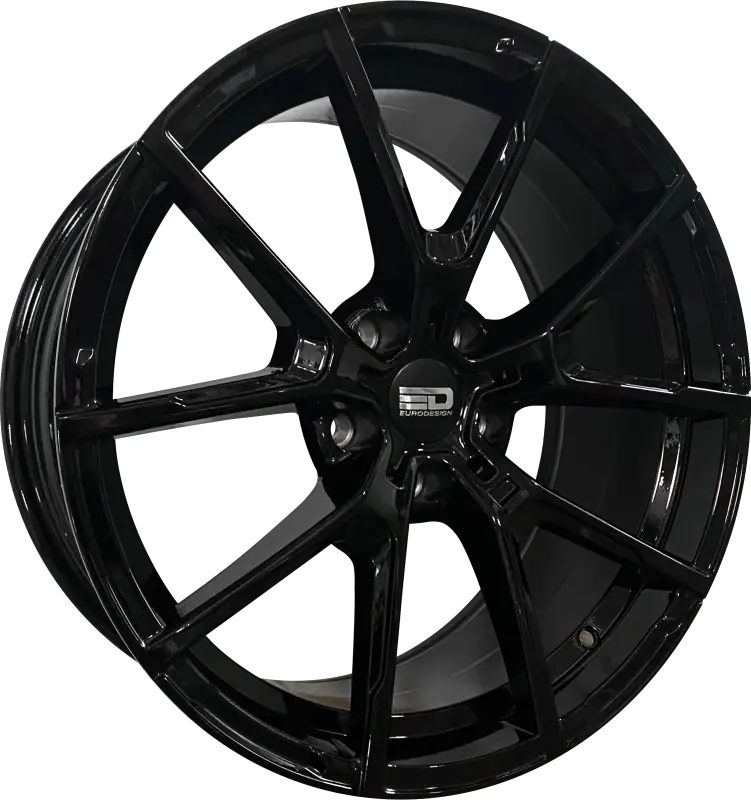 Euro Design BM9 18x8 ET25 CB66.6 5/112 Gloss Black