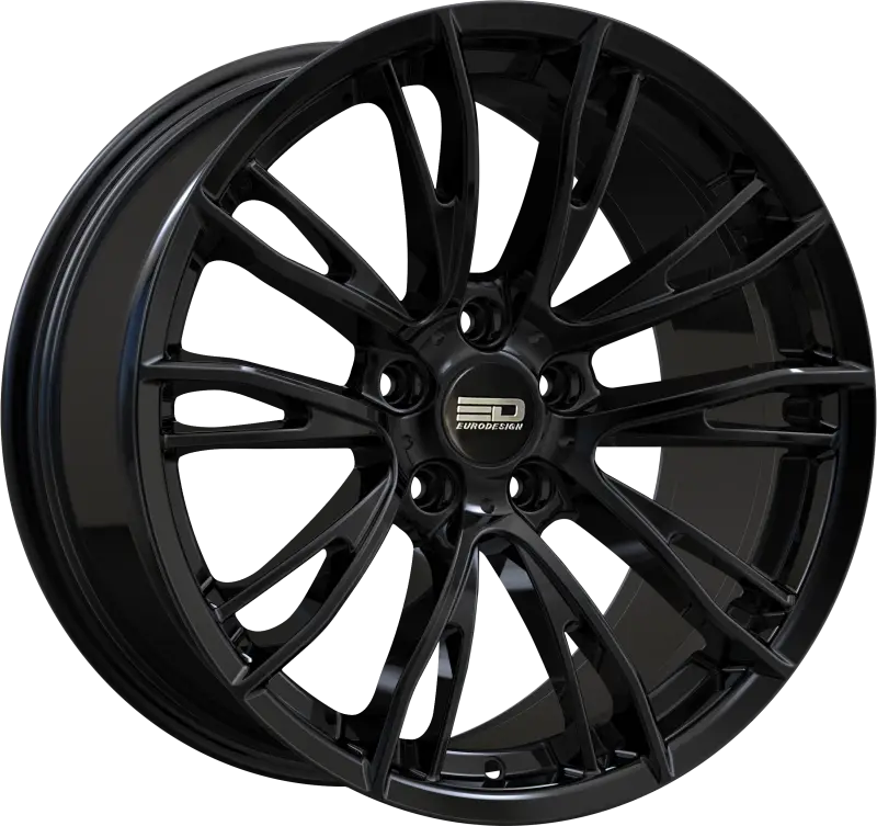 Euro Design Venice 19x8.5 ET25 CB66.6 5/112 Gloss Black