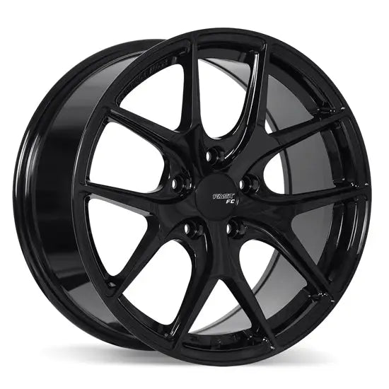 FAST FC04 20X8.5 ET45 CB72.6 Metallic Black / Michelin X