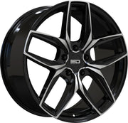 Euro Design Forza 21x9.5 ET30 CB66.6 5/112 Gloss Black