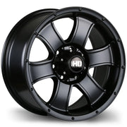 Fast HD Terrano 16x8.0 6x114.3mm ET18 CB66.1mm Satin Black