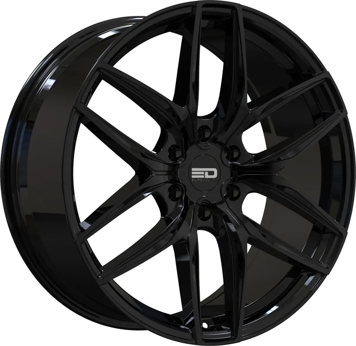Euro Design Forza 6 22x9.5 ET41 CB66.9 6/120 Gloss Black