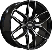 Euro Design Forza 6 22x9.5 ET41 CB66.9 6/120 Gloss Black
