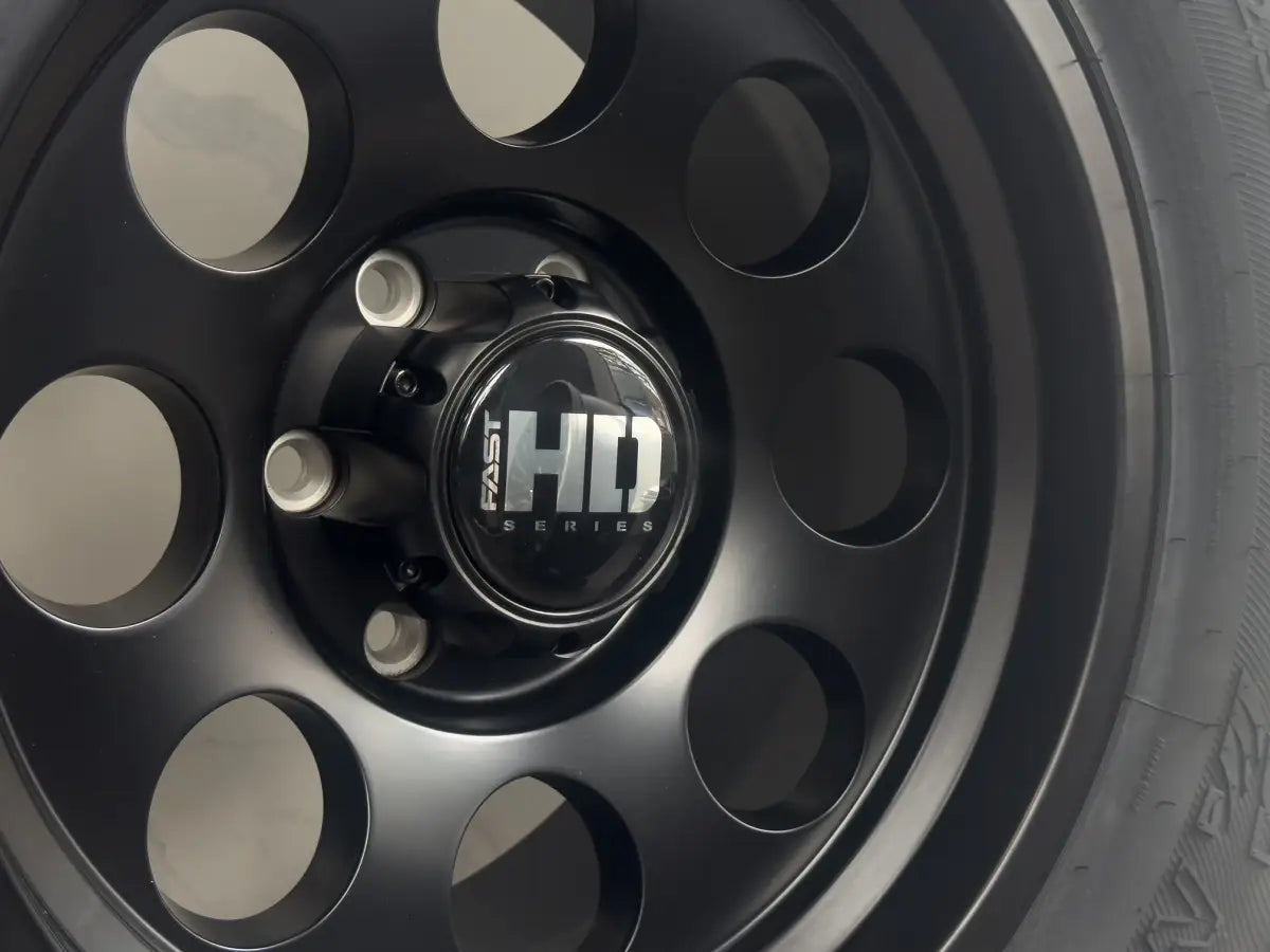 Fast HD Detour 16x8.0 5x114.3mm ET0 CB87.1mm Satin Black