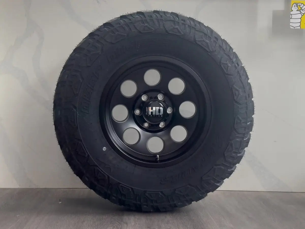 Fast HD Detour 16x8.0 5x114.3mm ET0 CB87.1mm Satin Black