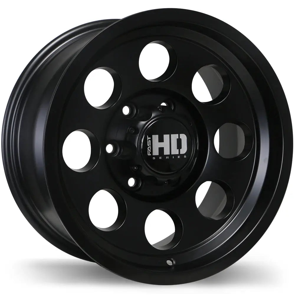 Fast HD Detour 16x8.0 6x139.7mm ET0 CB106.1mm Satin Black