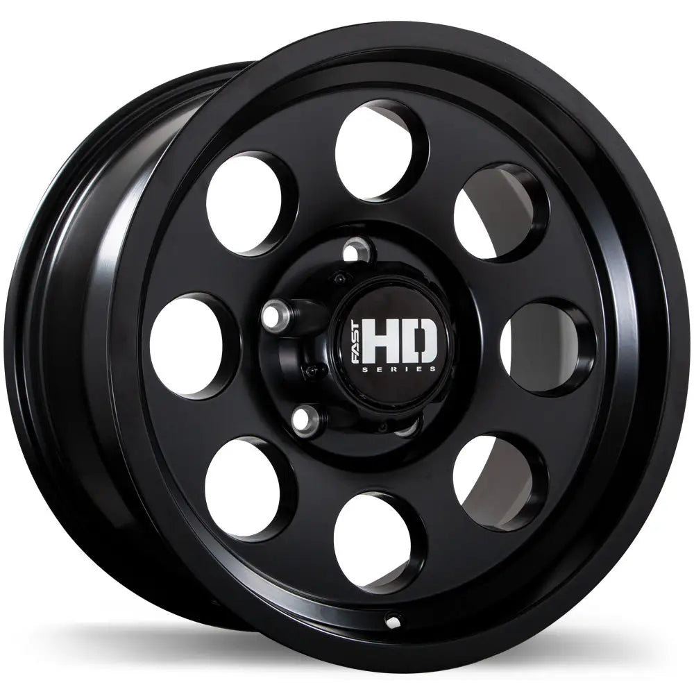 Fast HD Detour 17x9.0 5x127mm ET0 CB87.1mm Satin Black